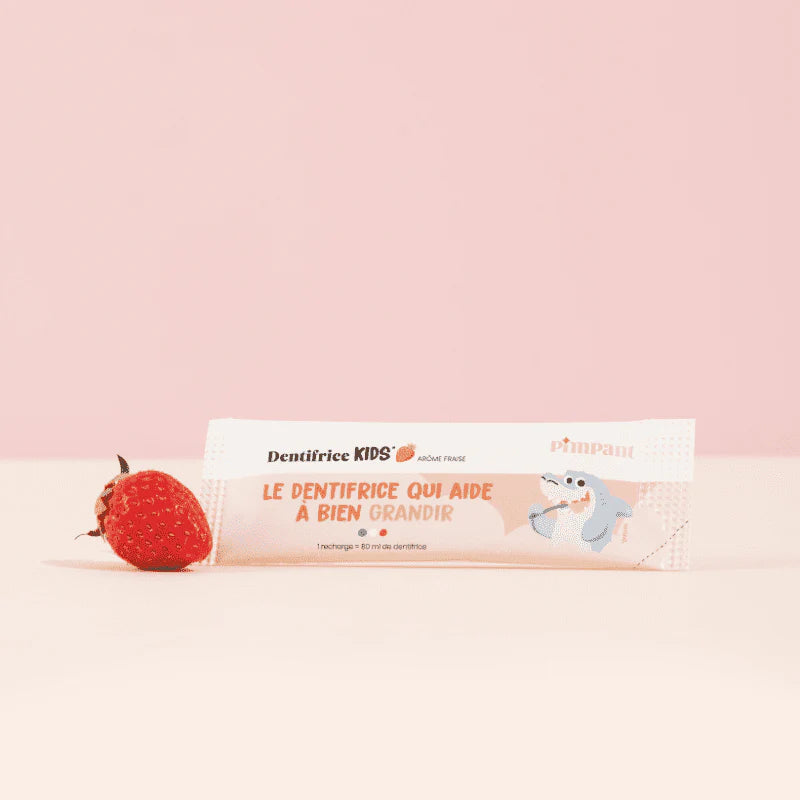 Recharge de dentifrice à la fraise pour enfant - Pimpant