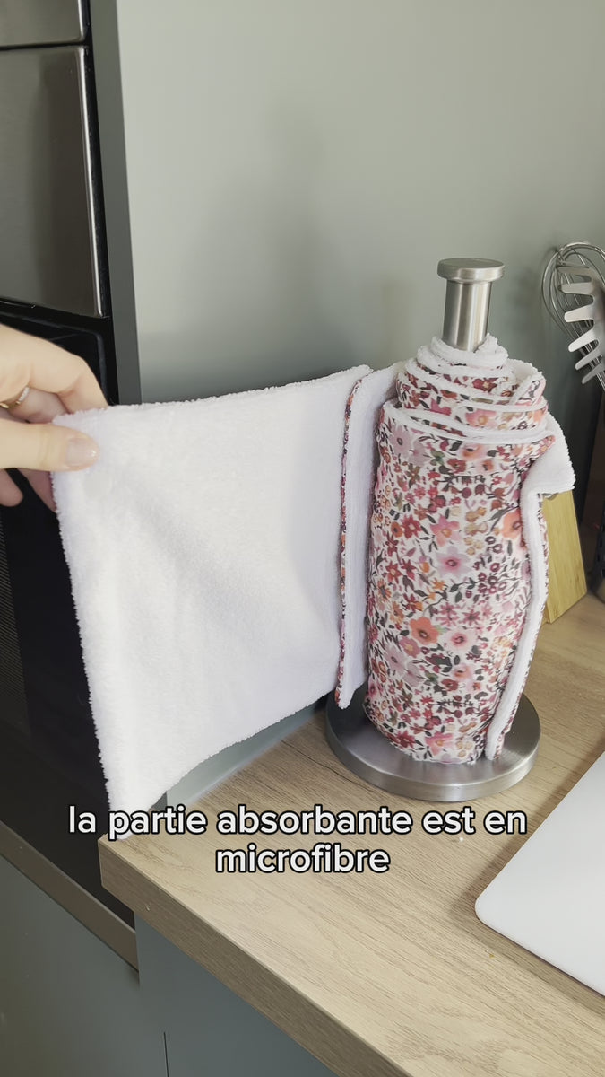 Essuie-tout en tissu lavable