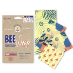 4 Bee Wraps - Anotherway - Les cotons de Romane : Produits d'hygiène réutilisables et lavables