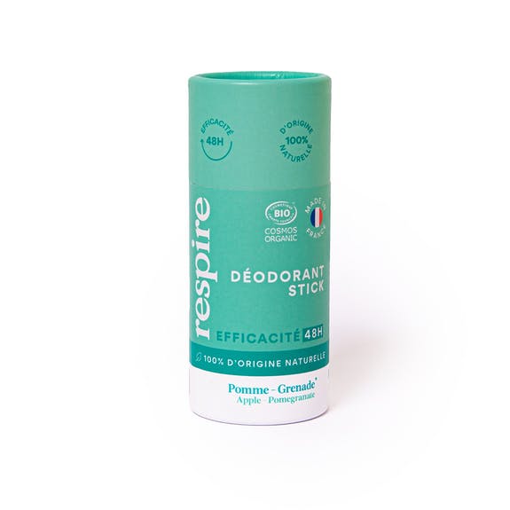 Déodorant stick bio (étui carton) - Respire – Les cotons de Romane :  Produits d'hygiène réutilisables et lavables