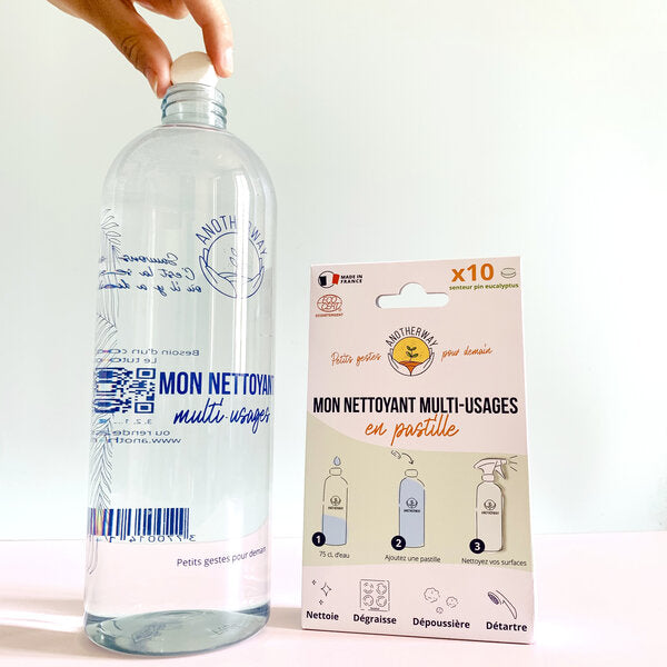 Bouteille de pulvérisation en plastique Rdeghly bouteilles de pulvérisation  continue de forme ergonomique rechargeables pour les Solutions de nettoyage  vinaigre de blanchiment des cheveux des plante
