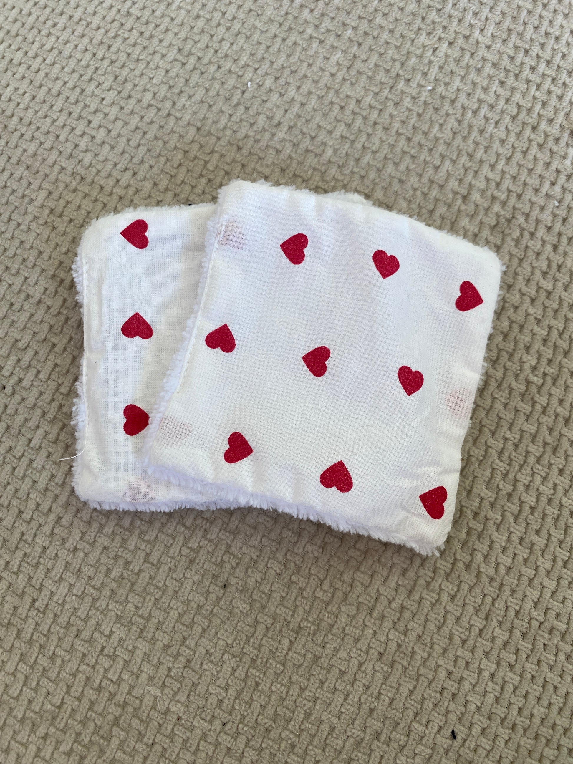 imparfait : Coton lavable en éponge bambou
