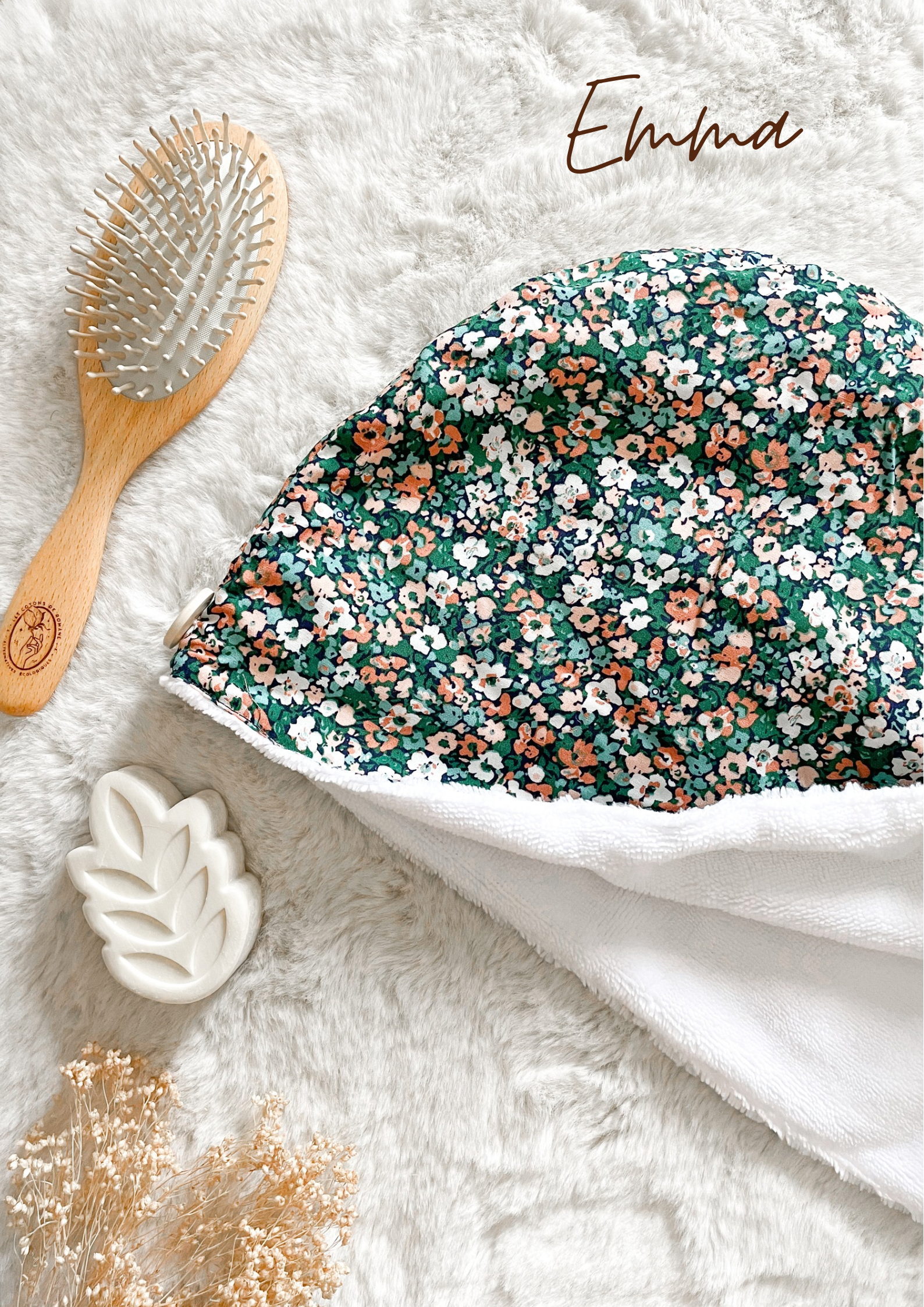 Serviette / turban pour cheveux