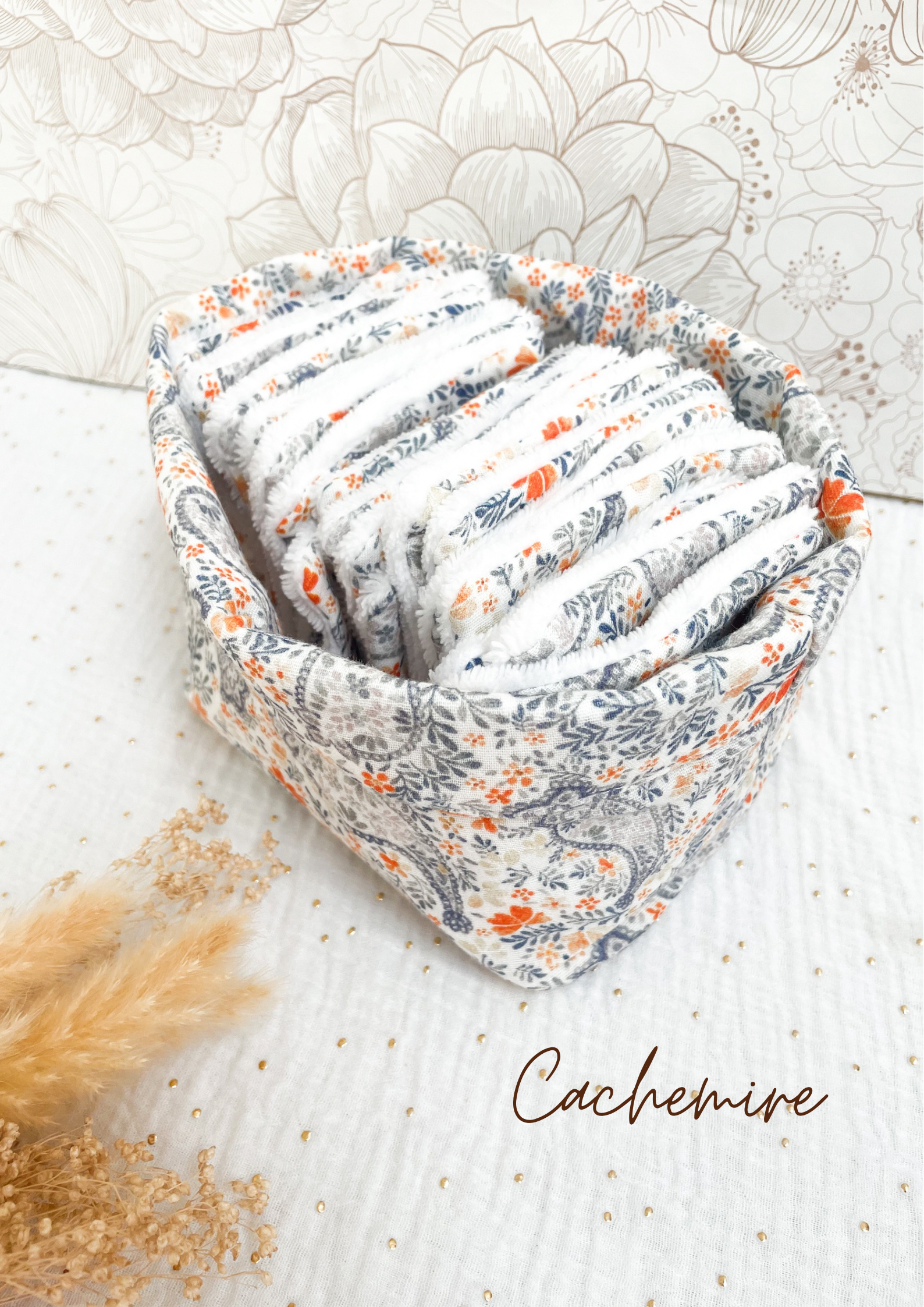 Ensemble assorti : la panière et ses 20 cotons