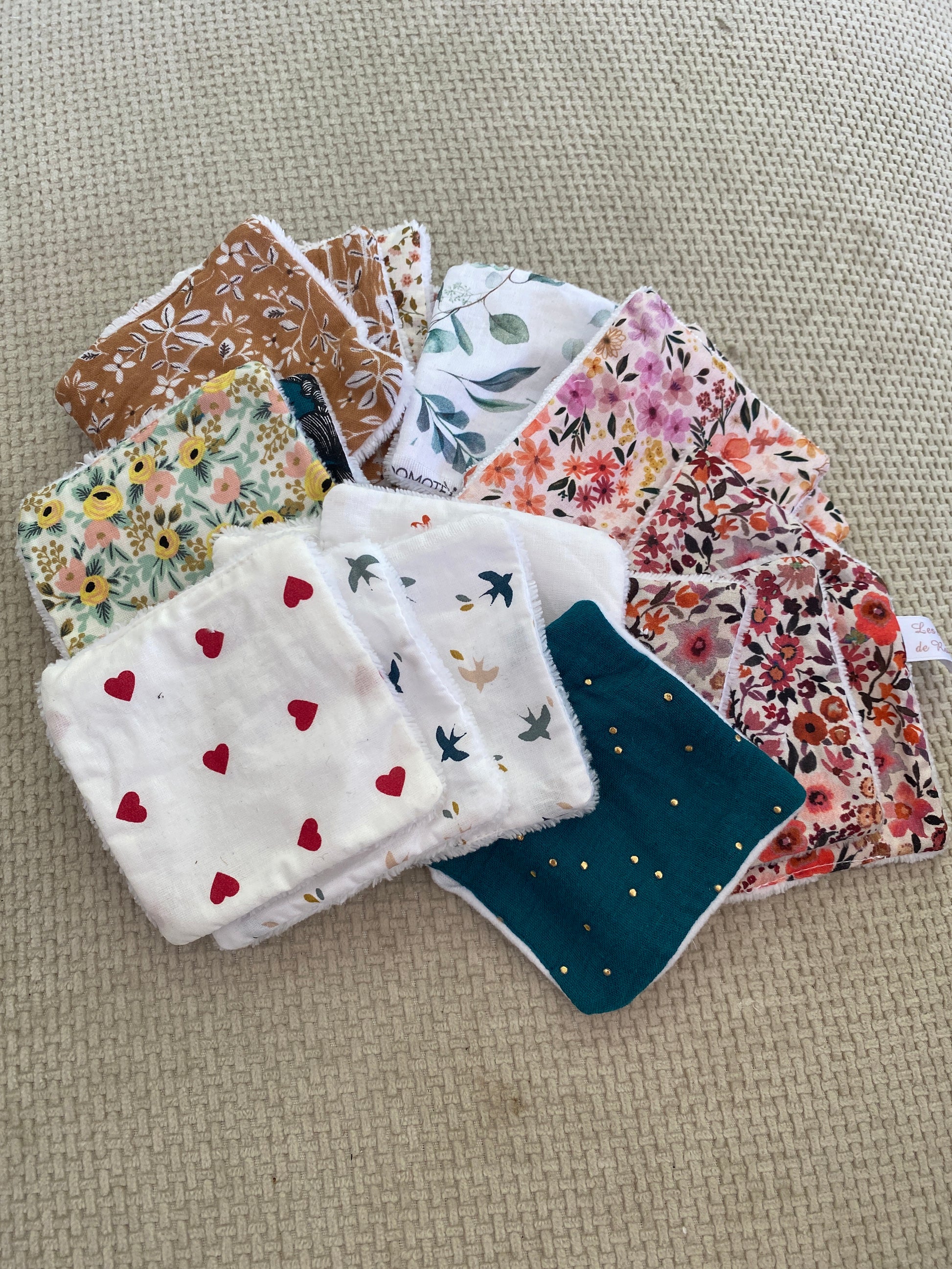 imparfait : Coton lavable en éponge bambou