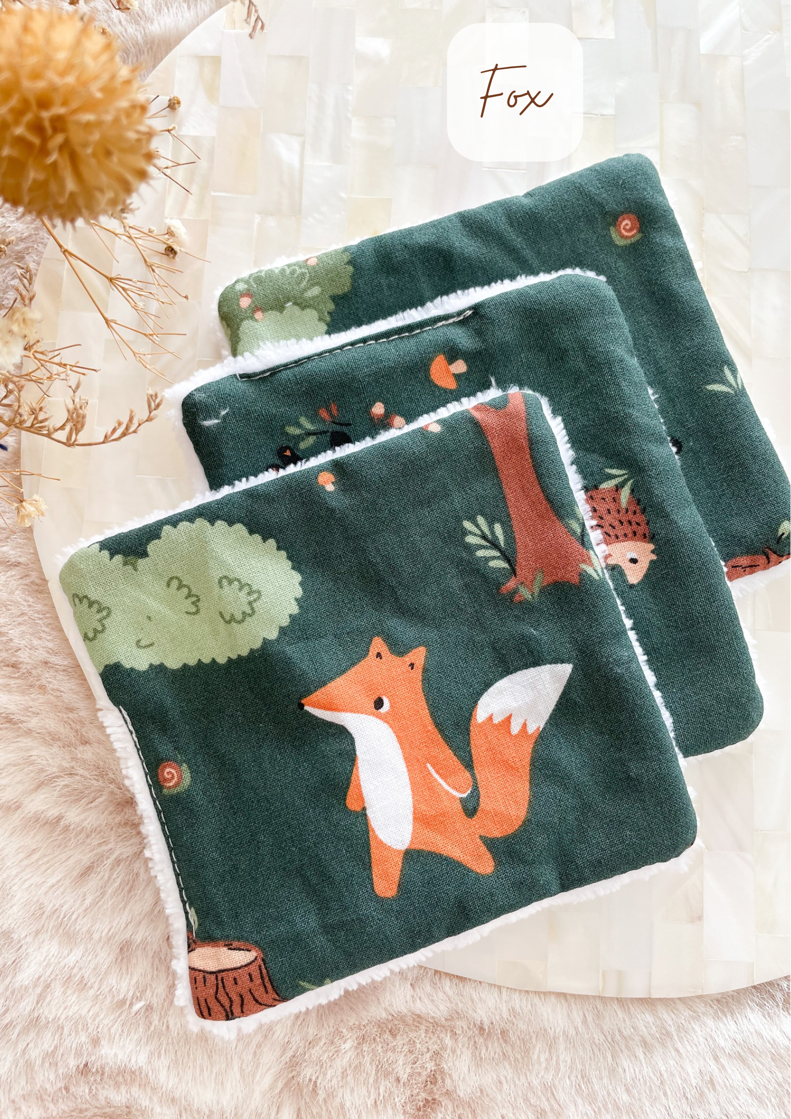 Lingettes bébé éponge bambou