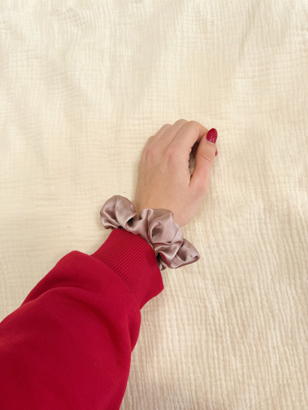 Haargummis aus 100 % Seide