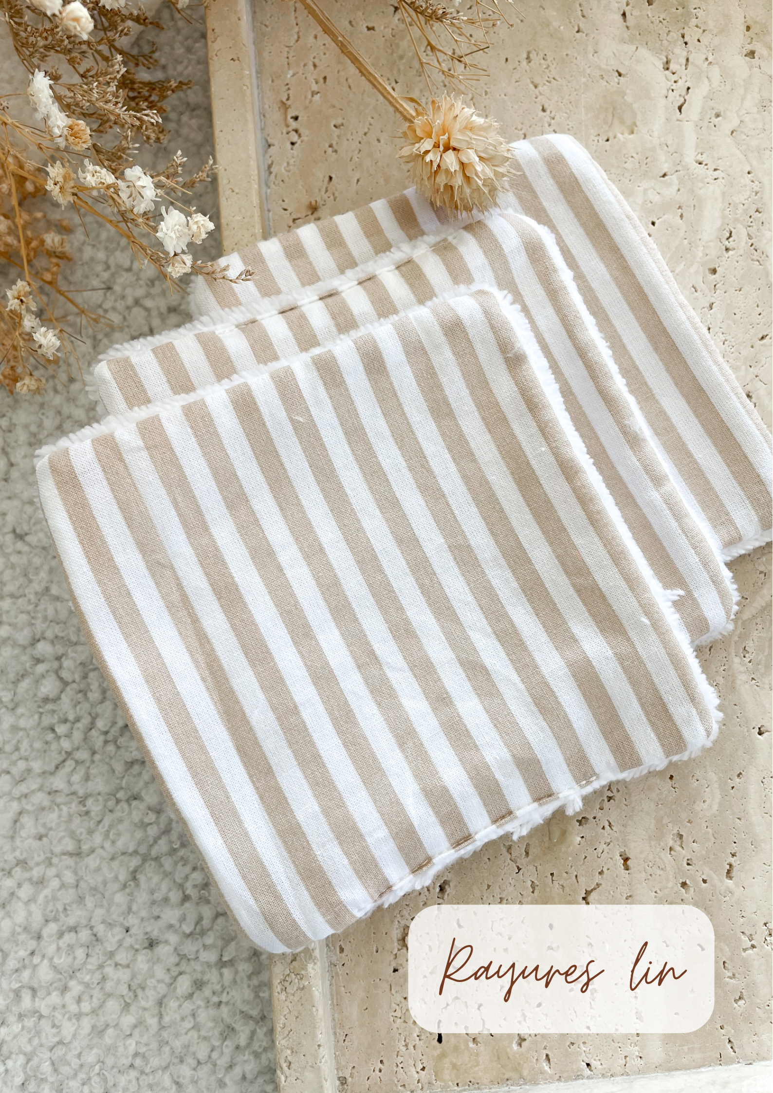 Lingette visage lavable - Homme