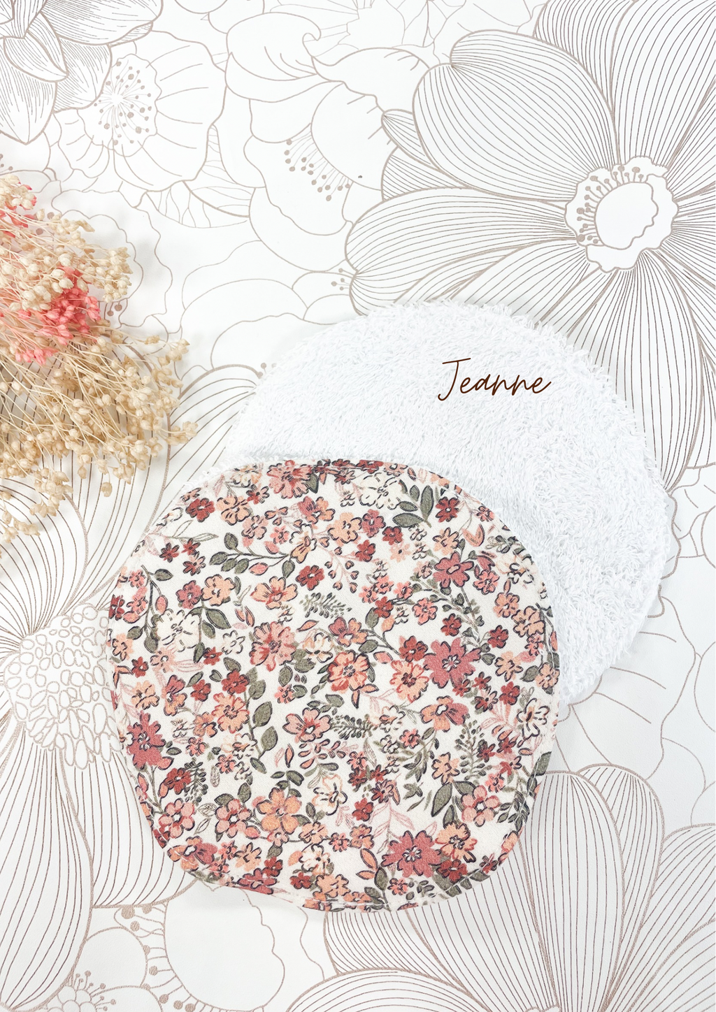 Lot de 2 coussinets d’allaitement lavable