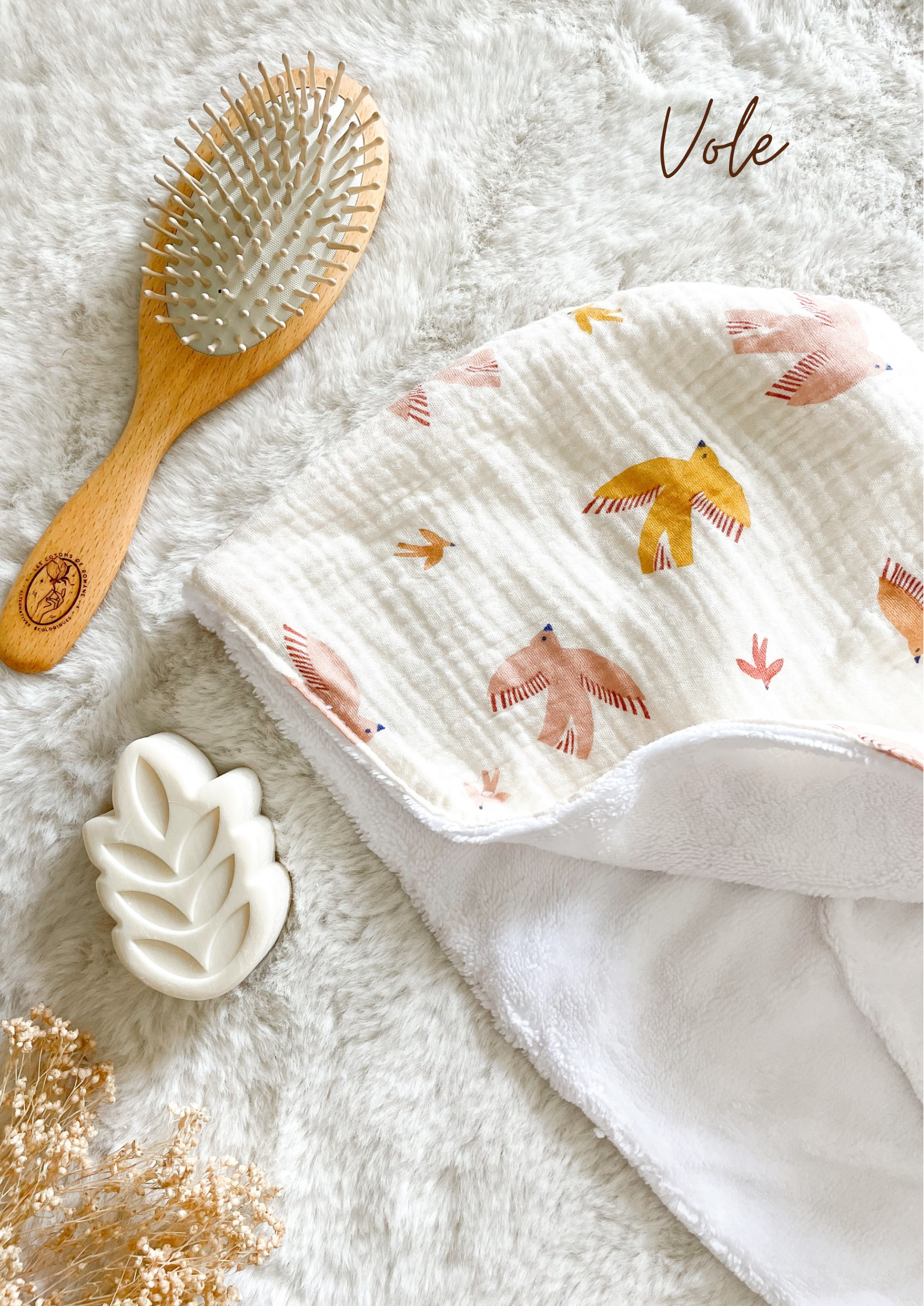 Serviette / turban pour cheveux