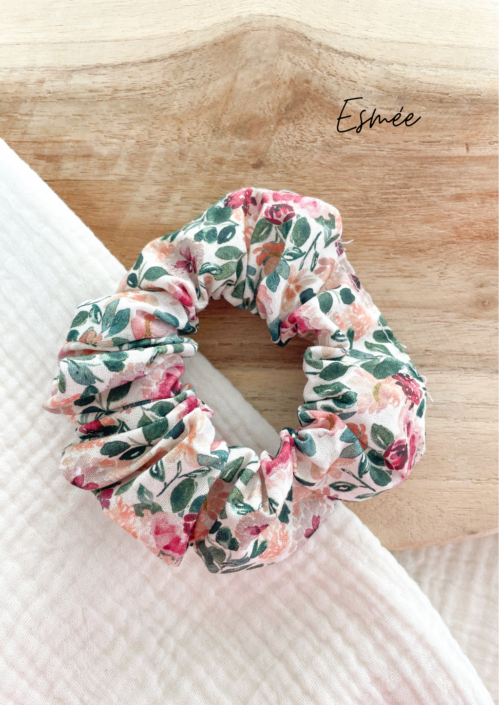 Bedruckter Haargummi aus Baumwolle