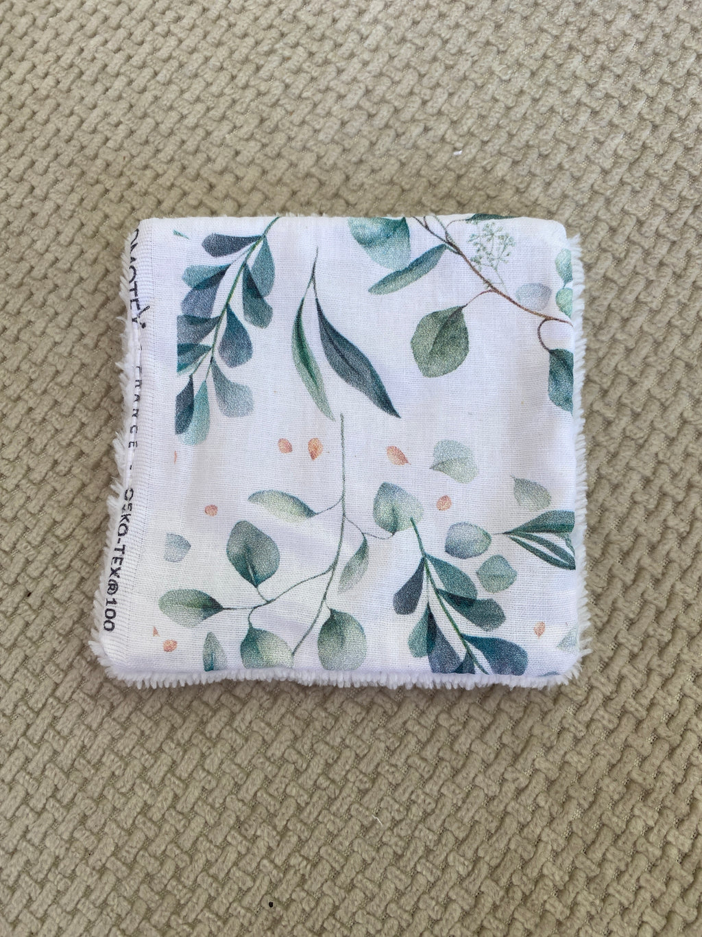imparfait : Coton lavable en éponge bambou