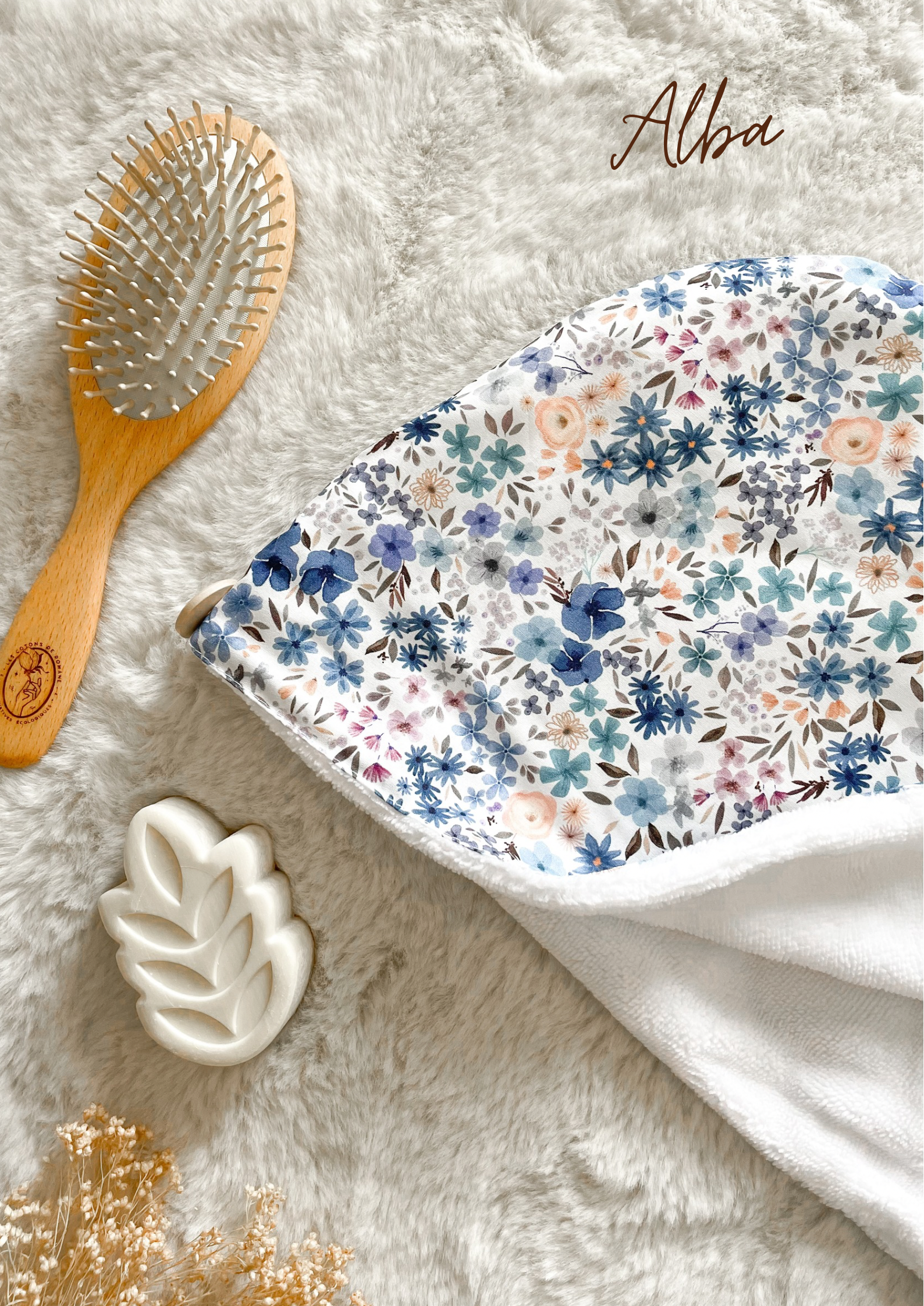 Serviette / turban pour cheveux