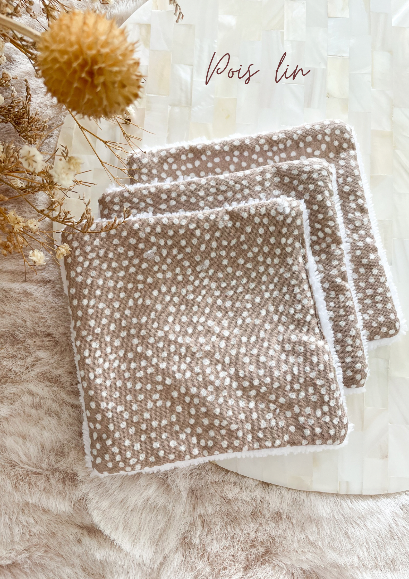Coton lavable en éponge bambou