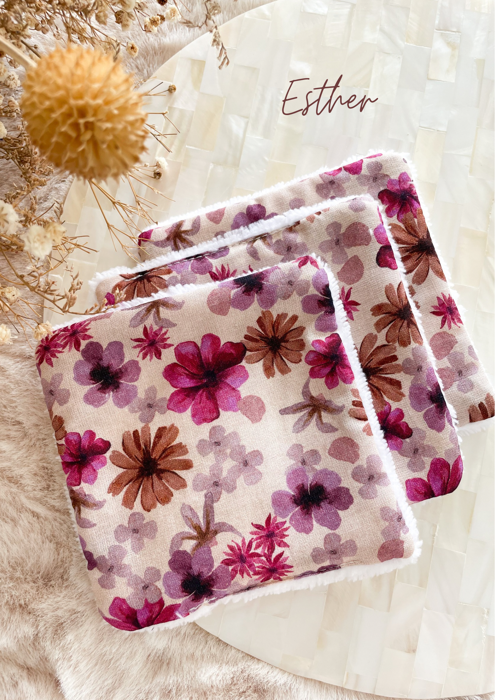 Coton lavable en éponge bambou