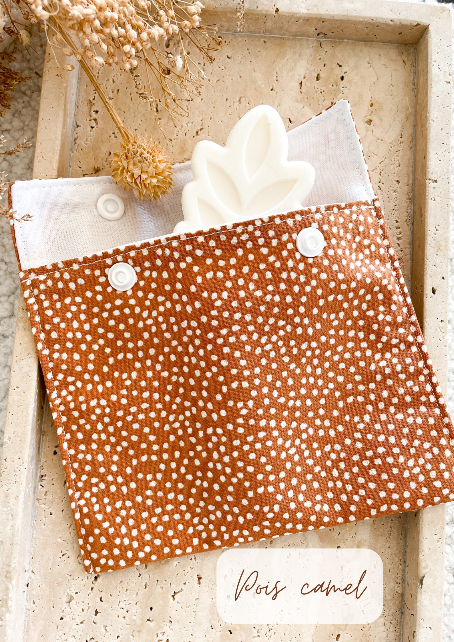 Pochette à savon imperméable petit format