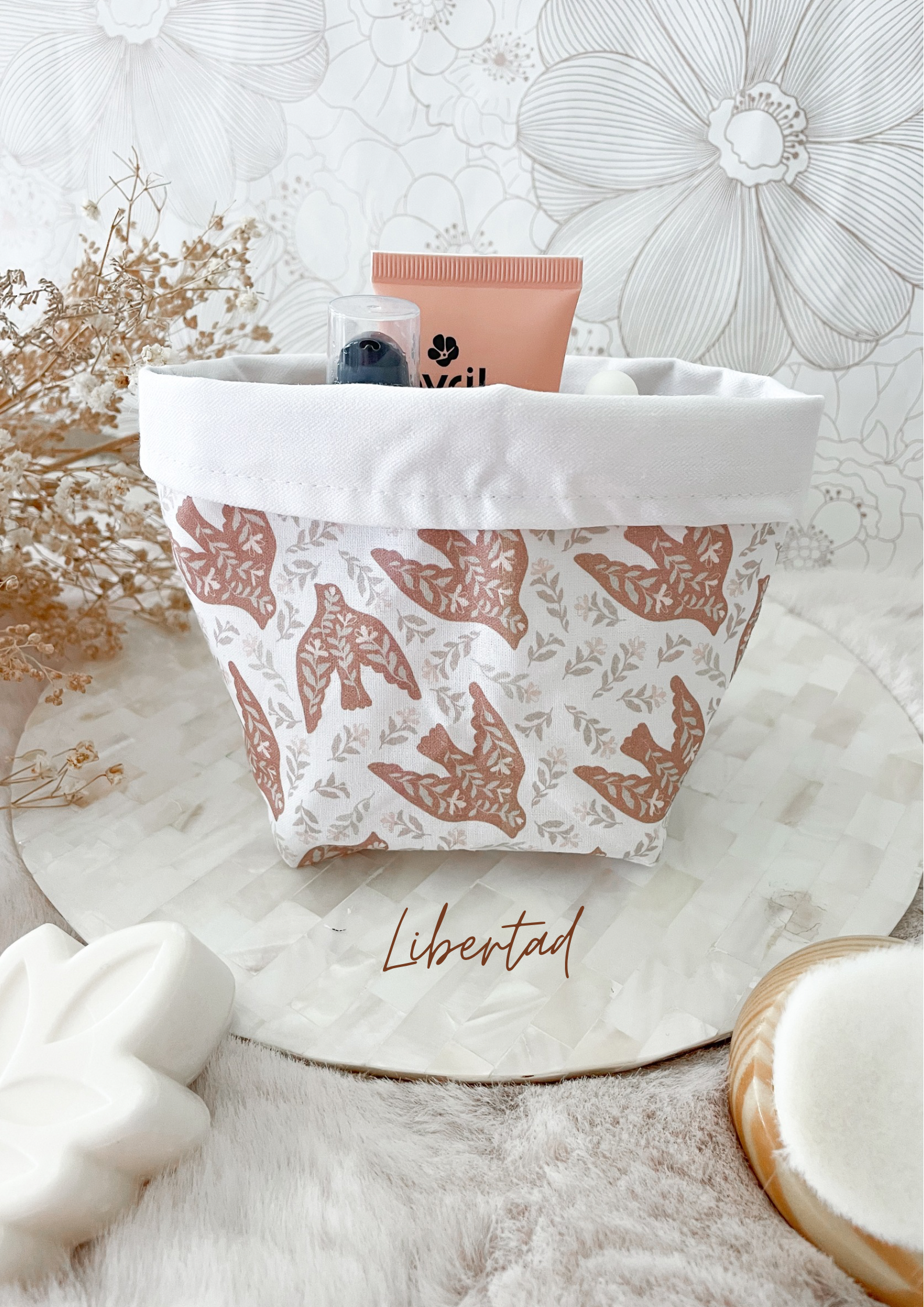 Small fabric basket