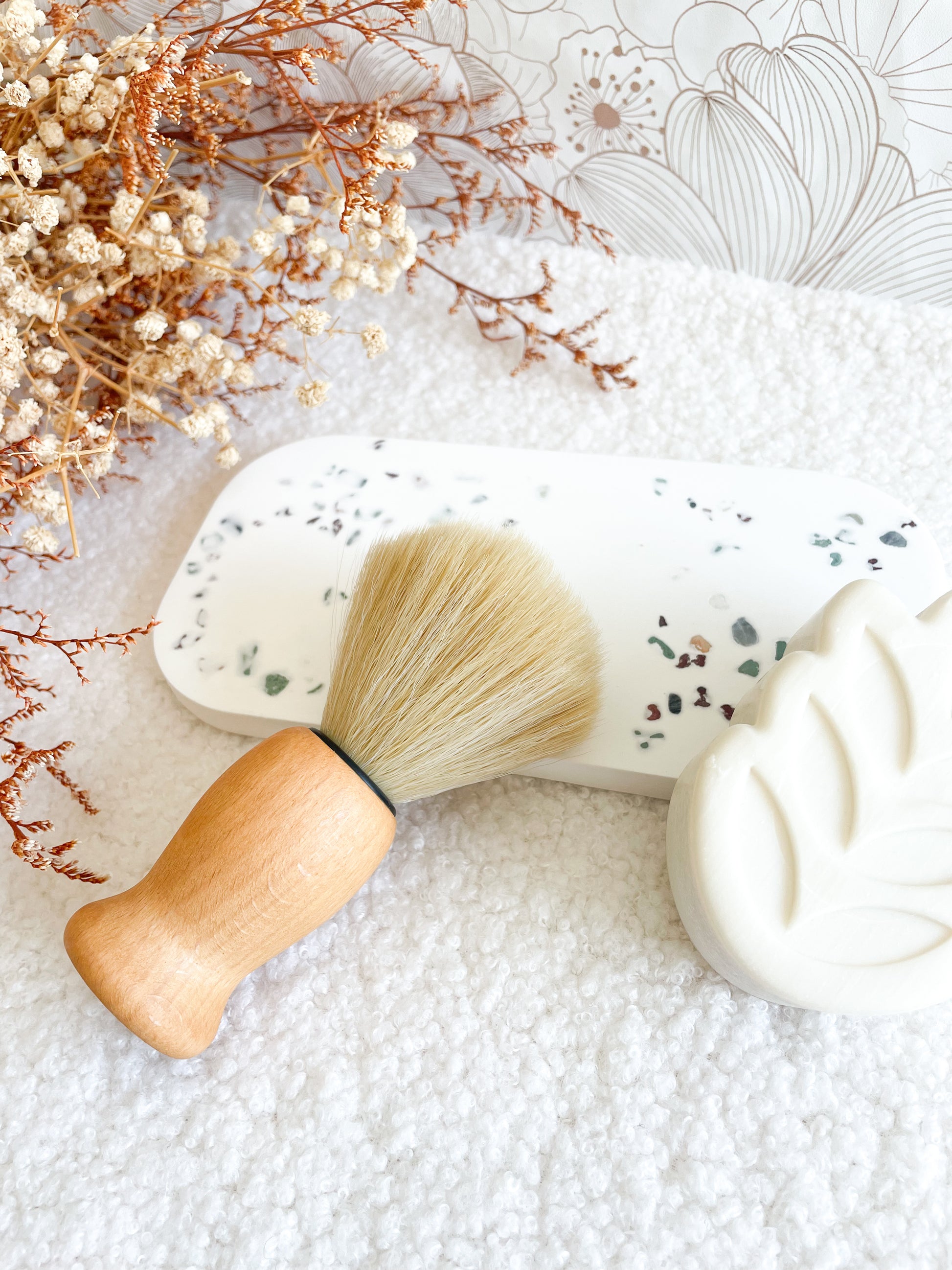 Blaireau hêtre fibres vegan - Droguerie écologique