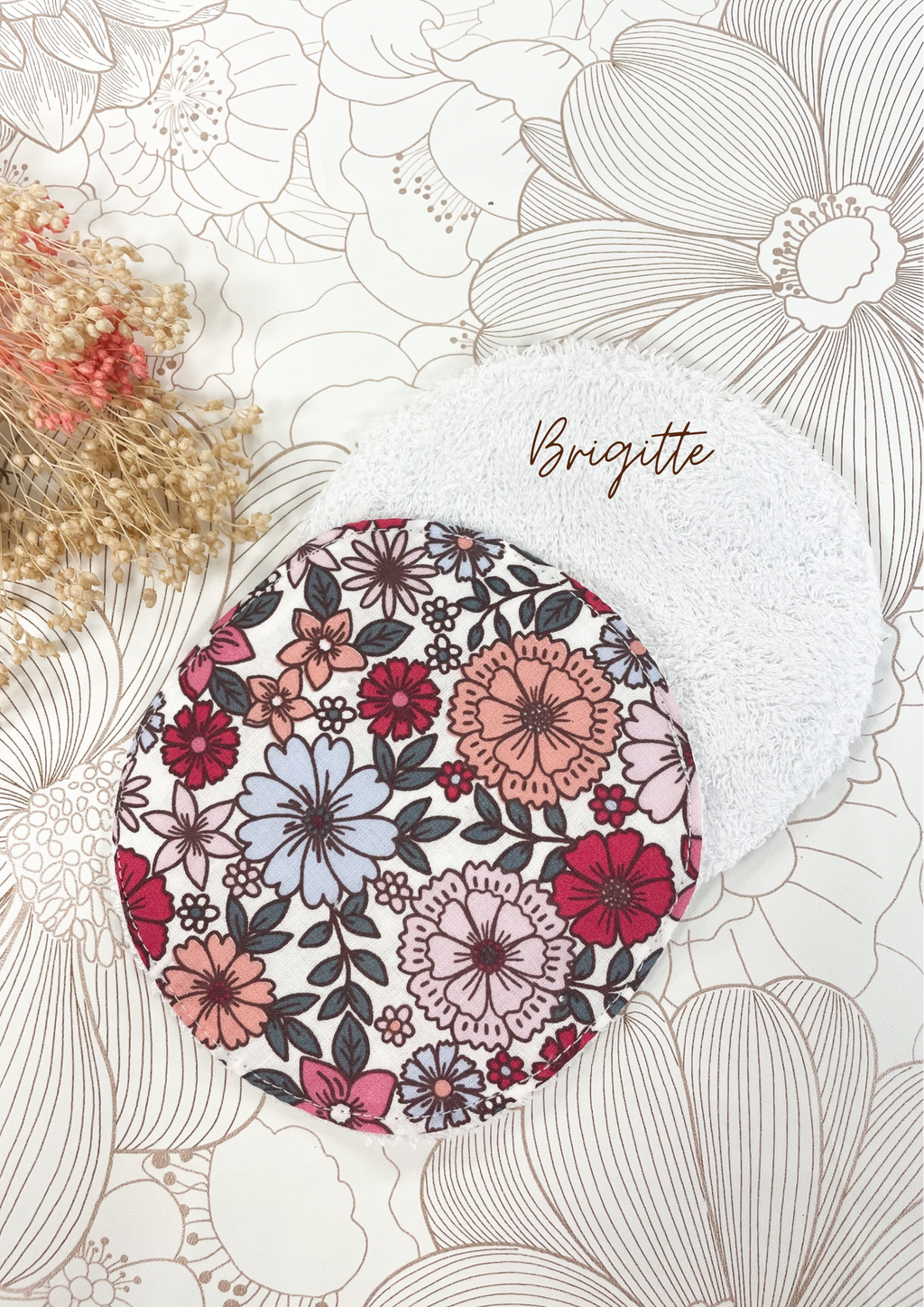 Lot de 2 coussinets d’allaitement lavable