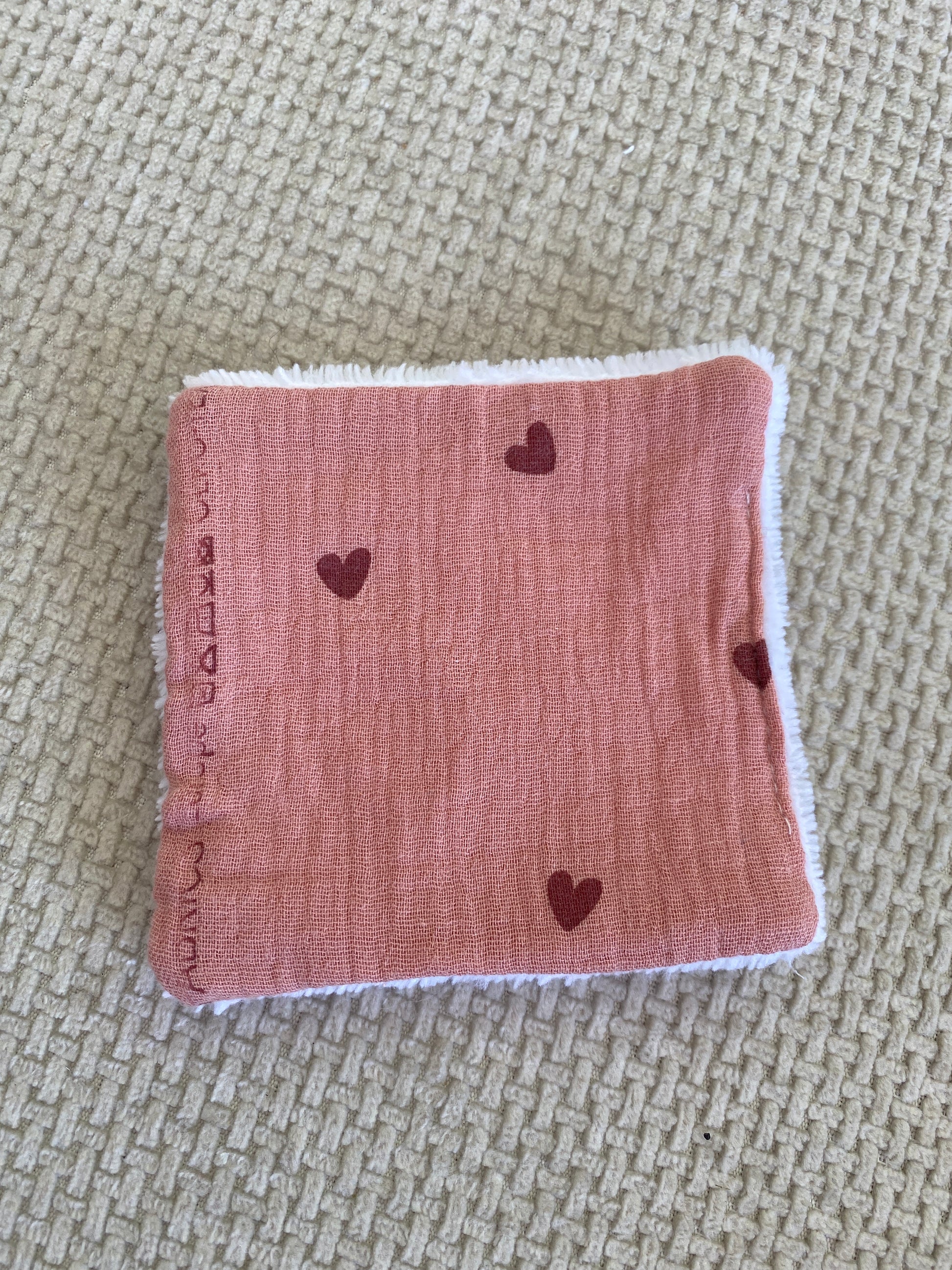 imparfait : Coton lavable en éponge bambou