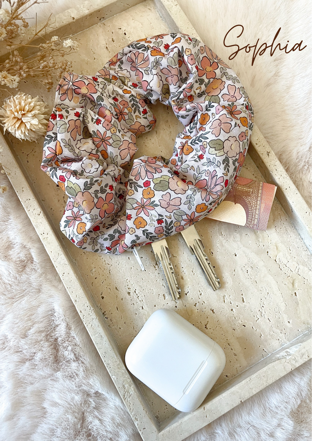 Chouchou à fermeture éclair - les cotons de Romane