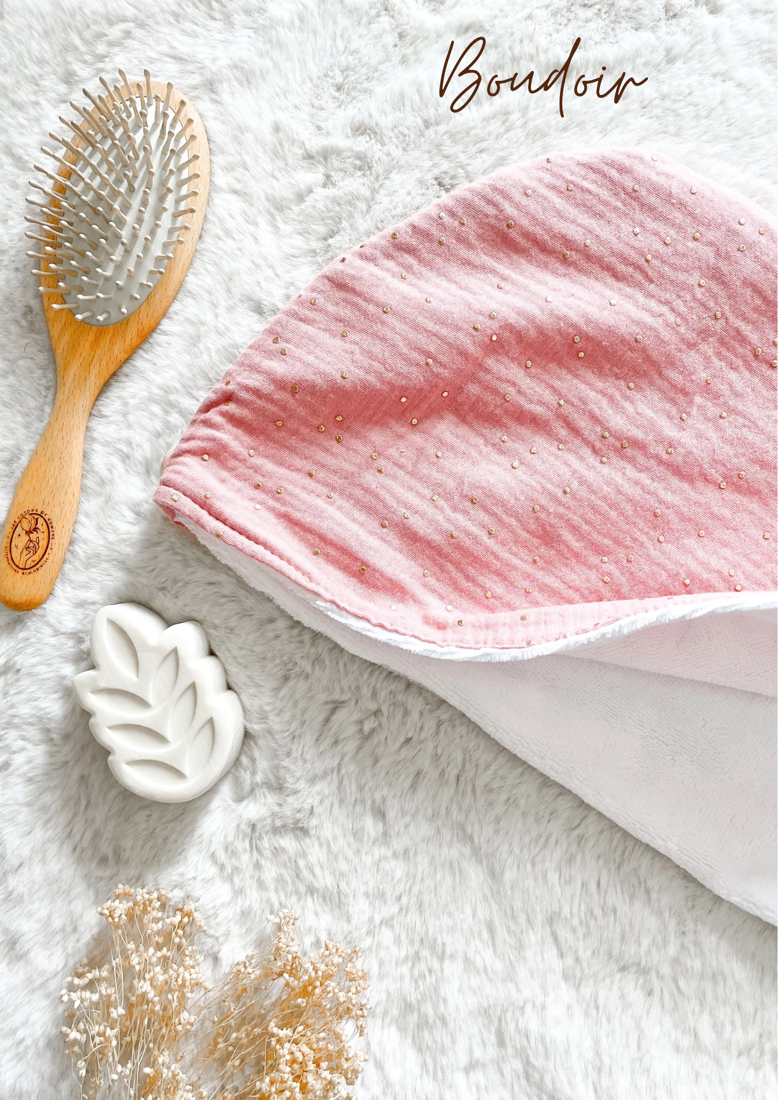 Serviette / turban pour cheveux