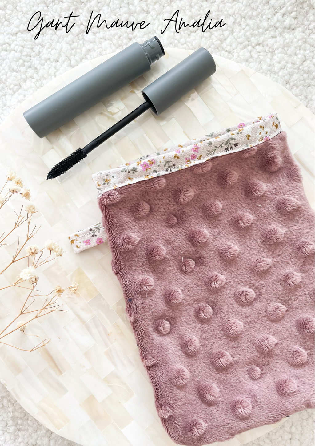 Gant démaquillant (démaquille avec de l’eau uniquement)