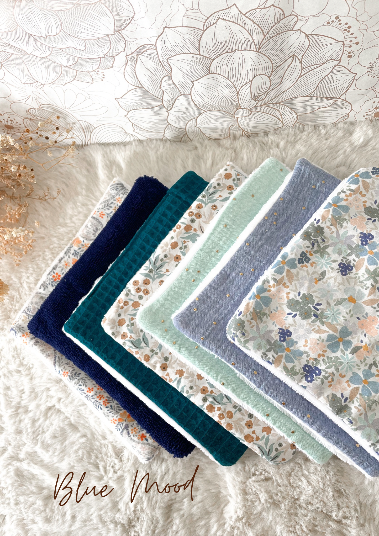 Wöchentliche Packung mit 7 Mini-Gesichtstüchern