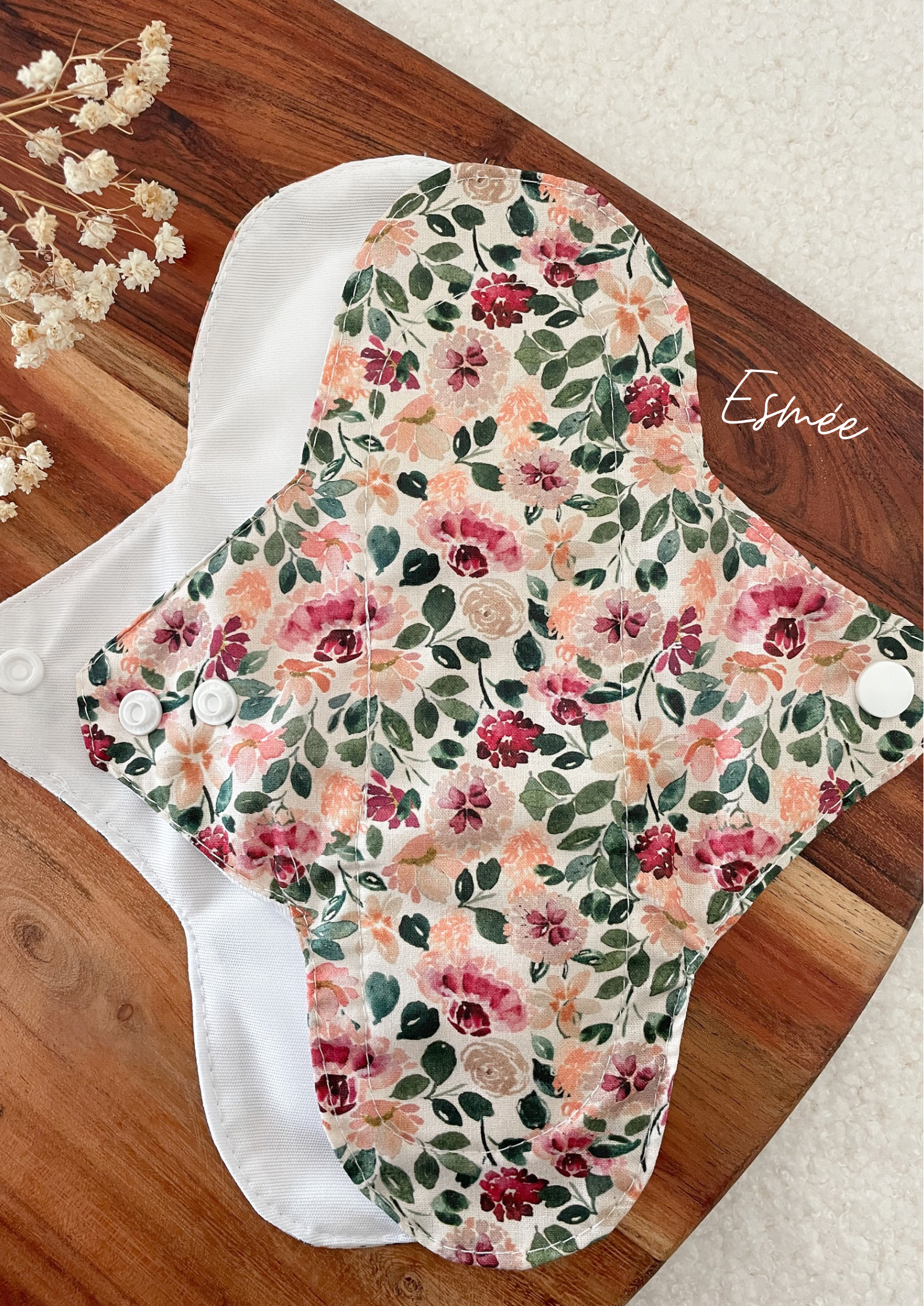 Serviette hygiénique lavable pour flux important