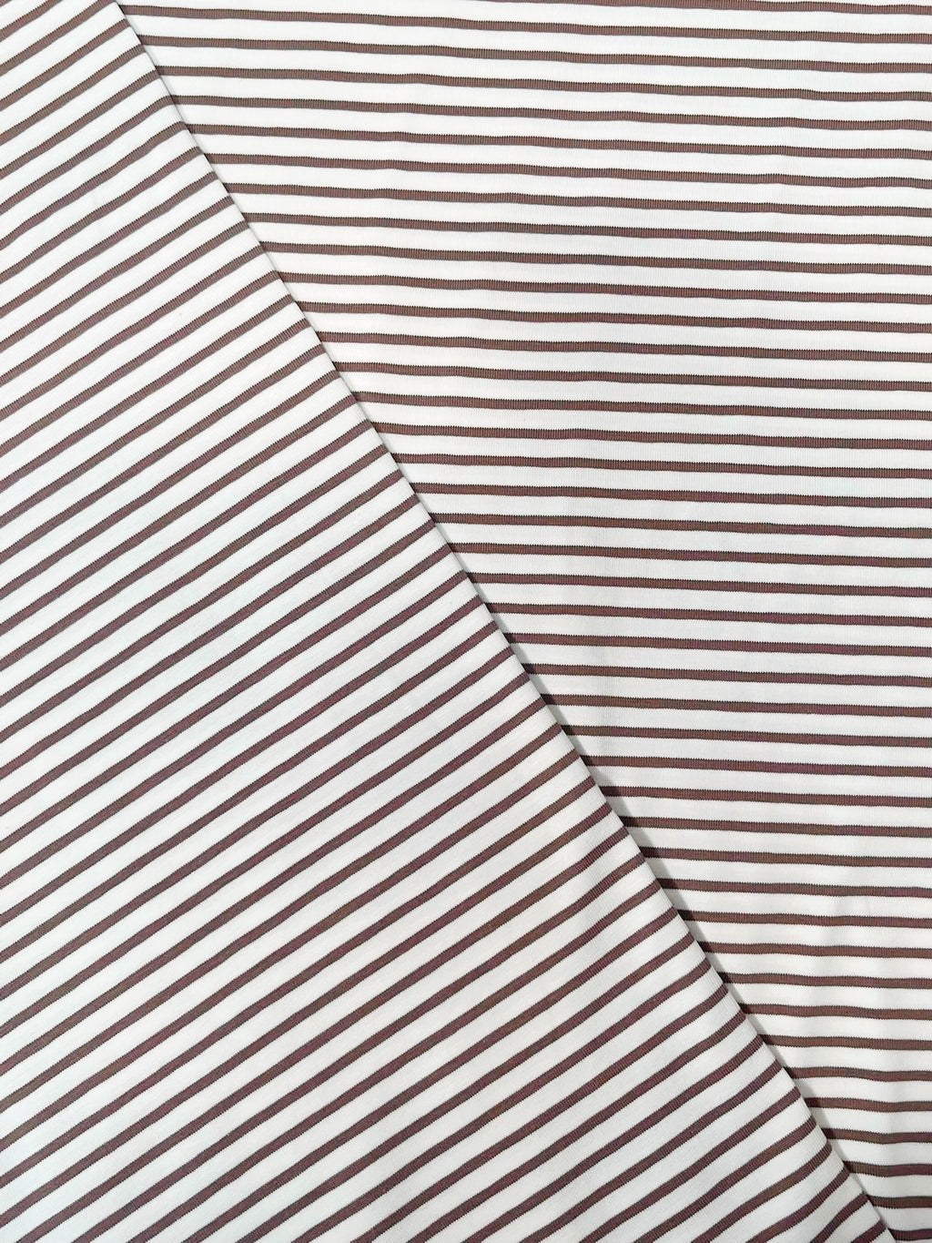 Unifarbener Jersey in Ecru