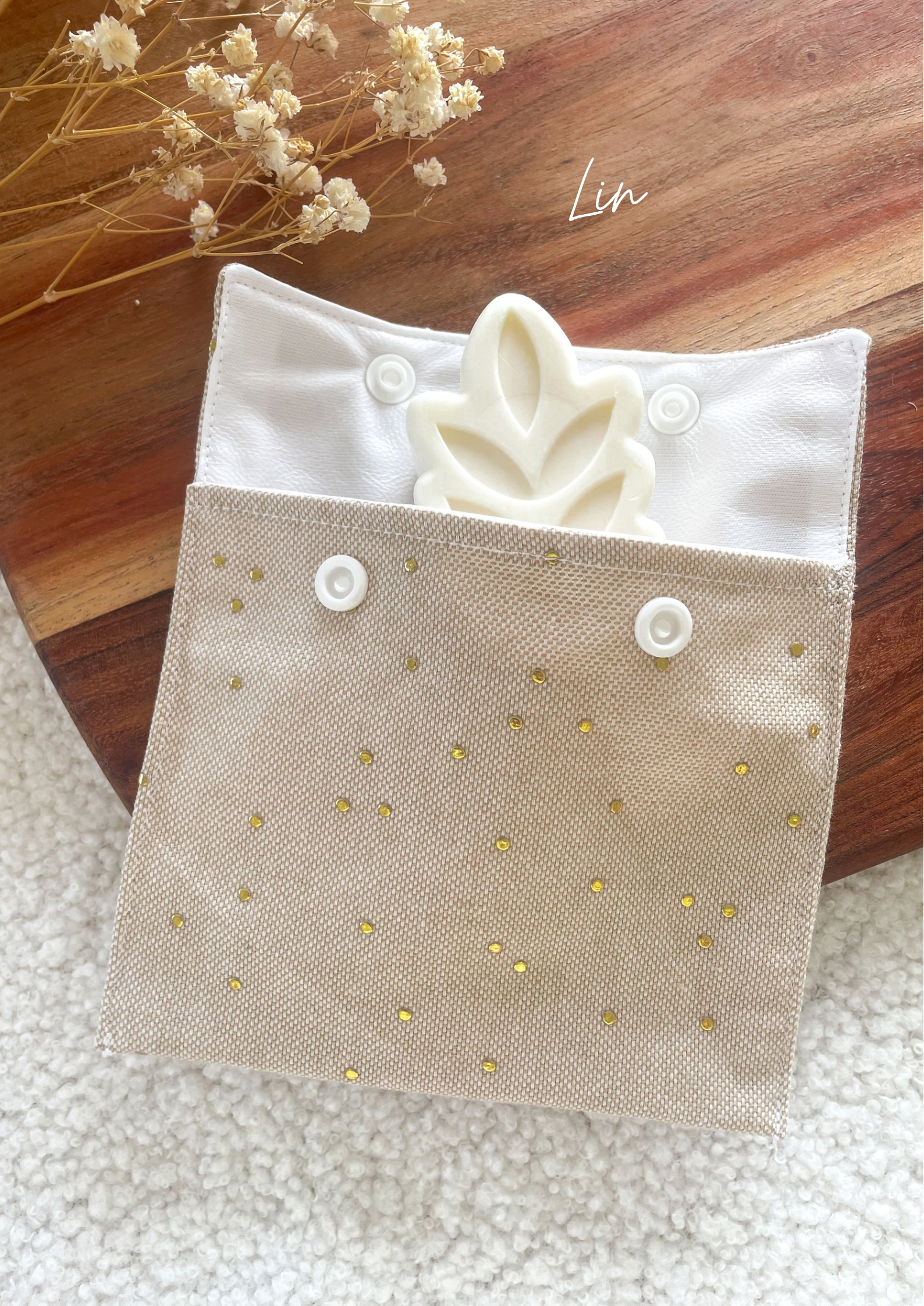 Small waterproof soap pouch