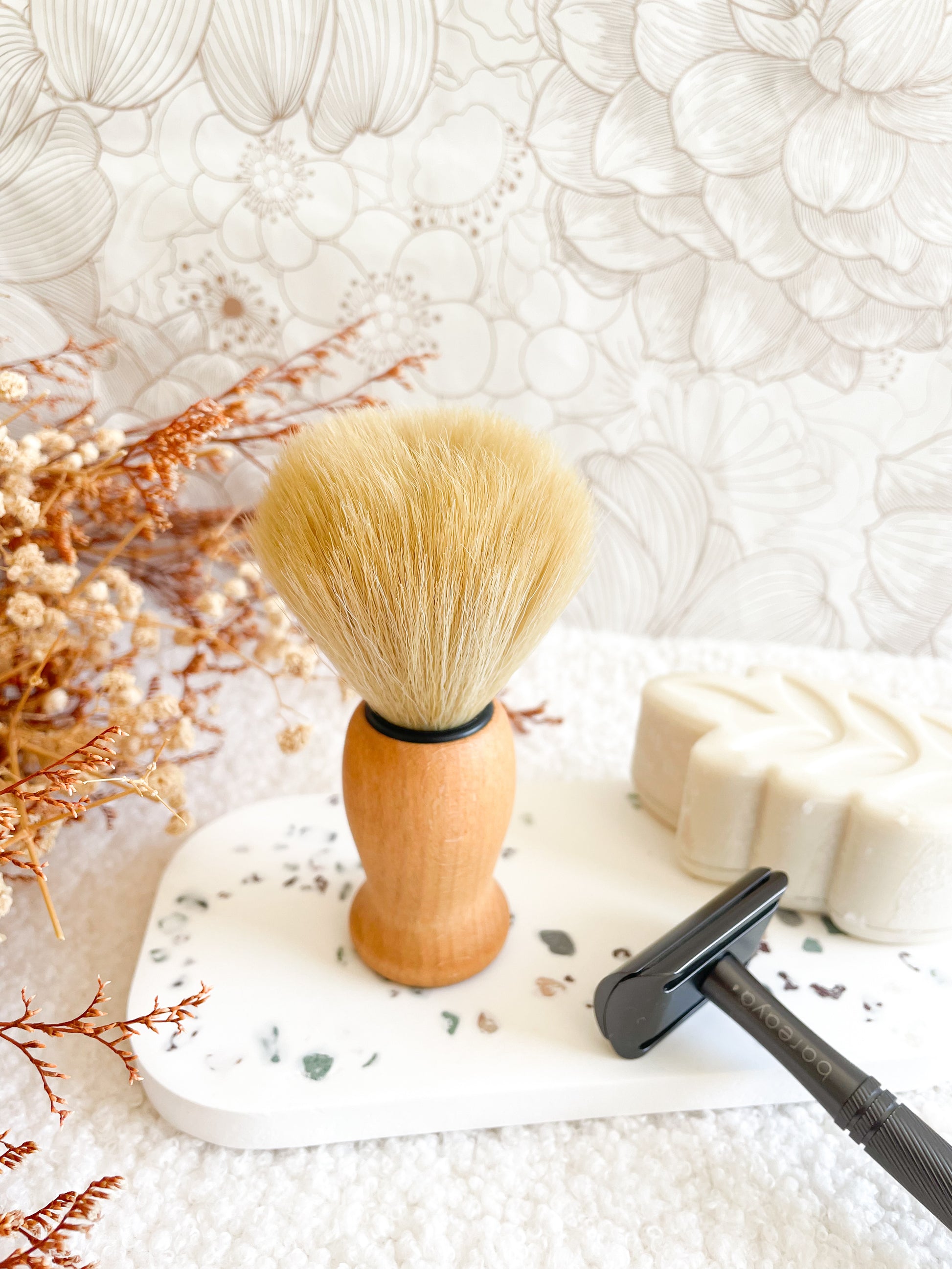 Blaireau hêtre fibres vegan - Droguerie écologique