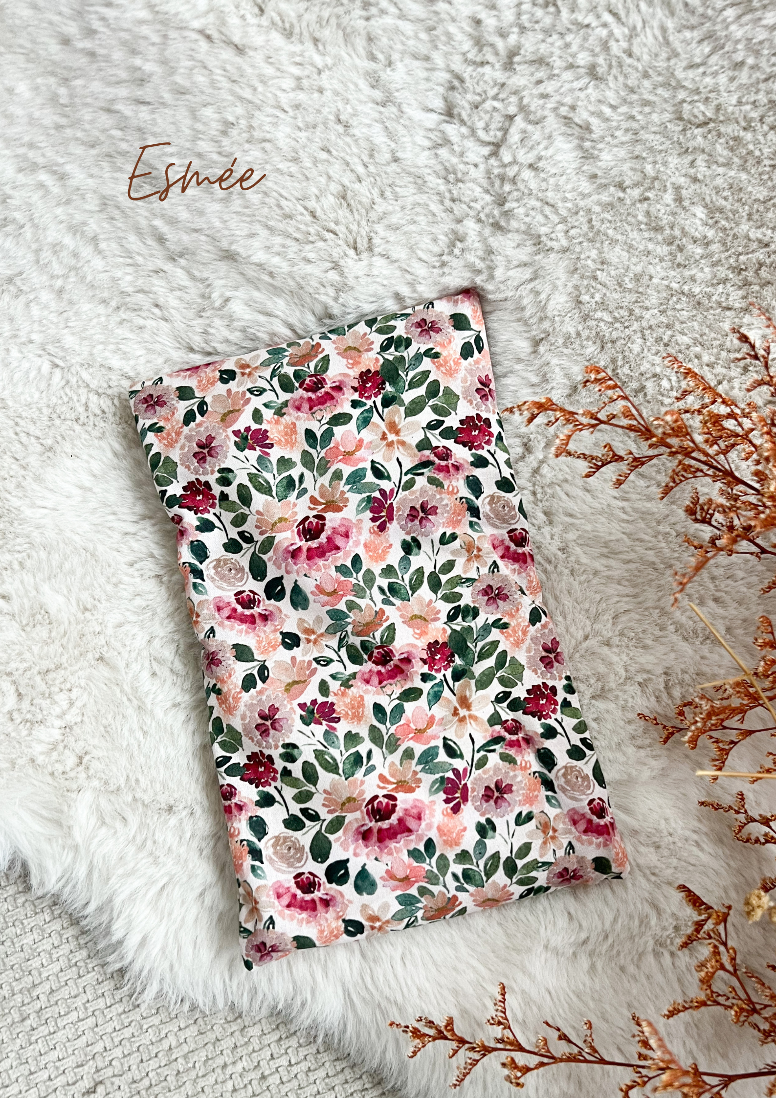 Trockene Wärmflasche mit abnehmbarem Bezug 