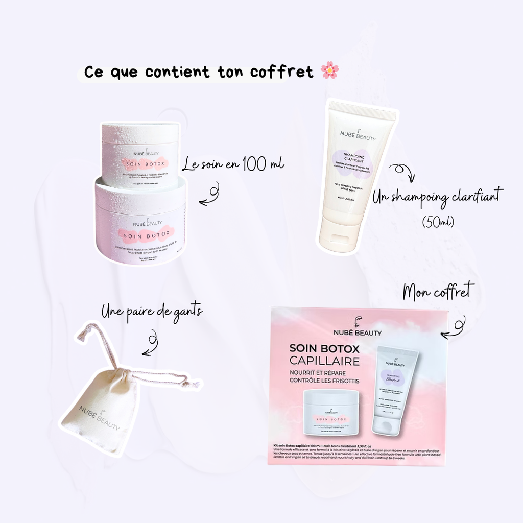 Coffret Soin botox capillaire - NUBE BEAUTY
