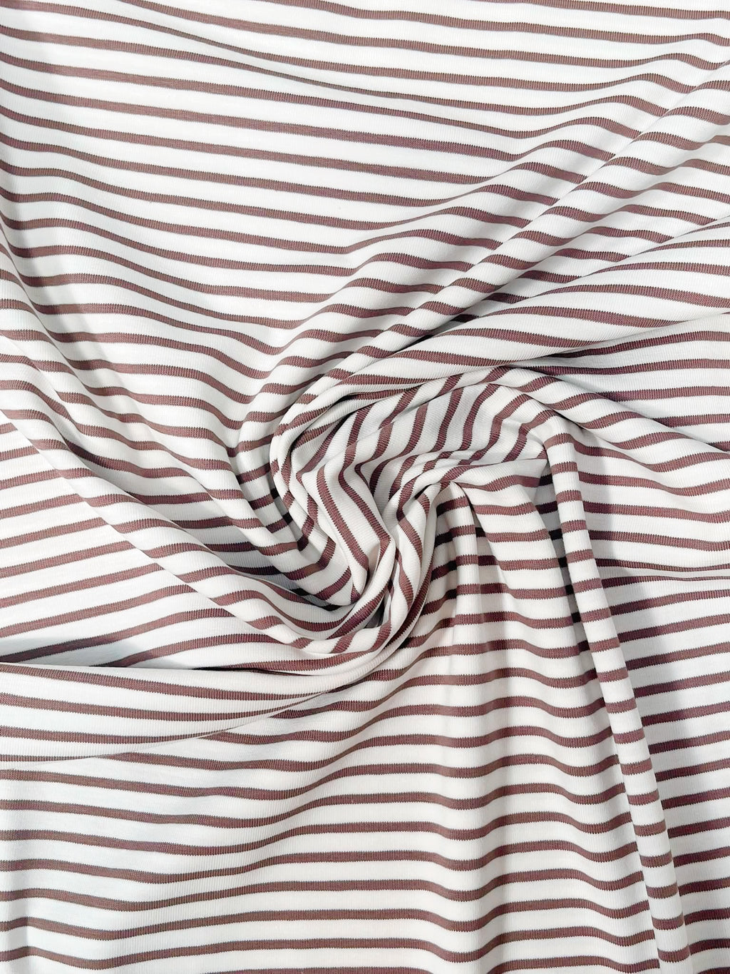 Unifarbener Jersey in Ecru