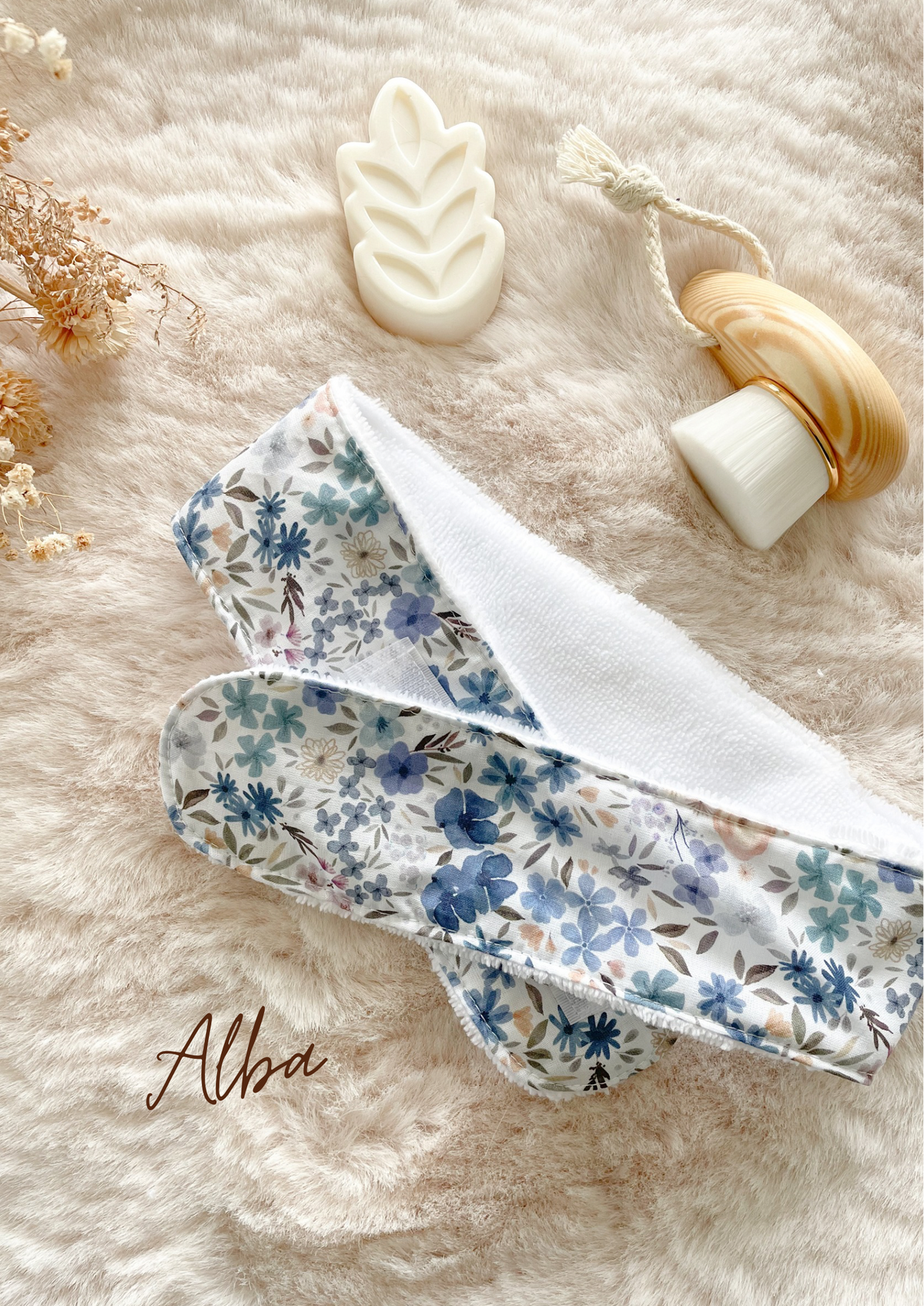 Bandeau soin visage en tissu