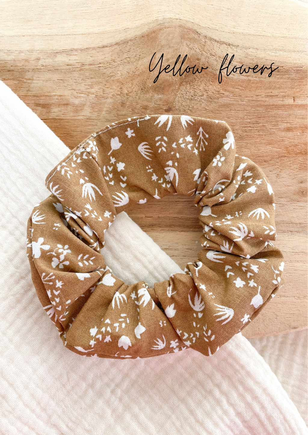 Bedruckter Haargummi aus Baumwolle