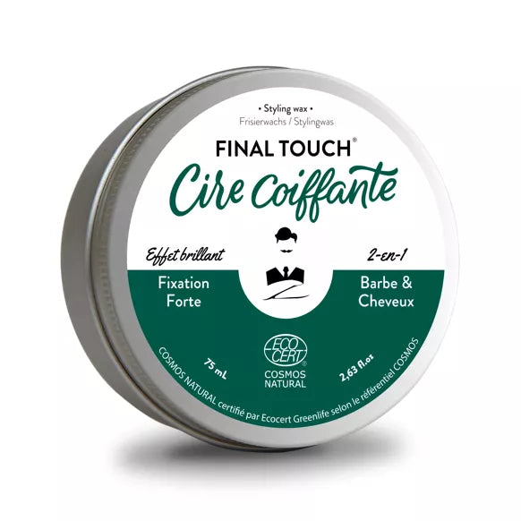 Cire coiffante Barbe & Cheveux pour Hommes - Monsieur Barbier