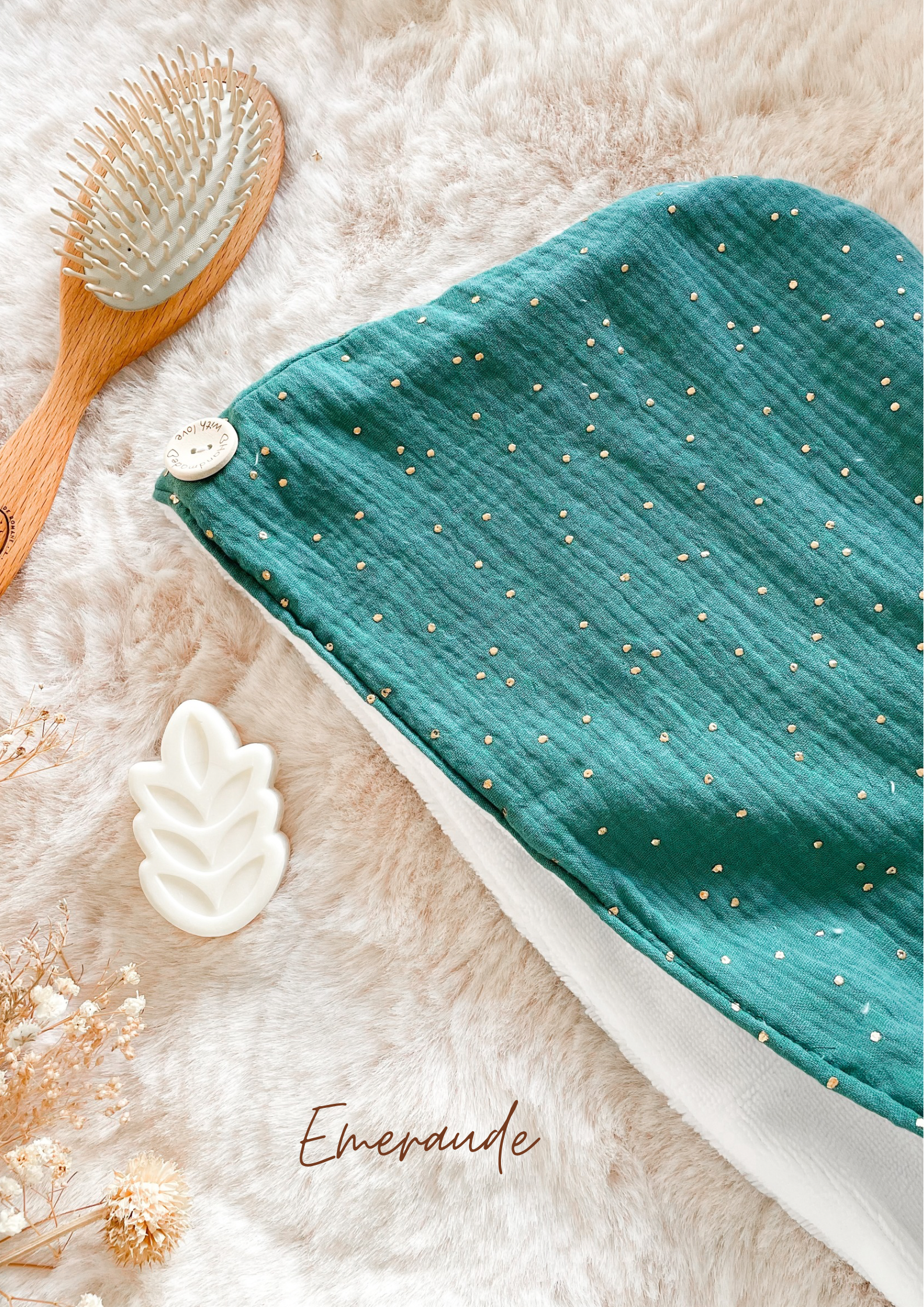 Serviette / turban pour cheveux