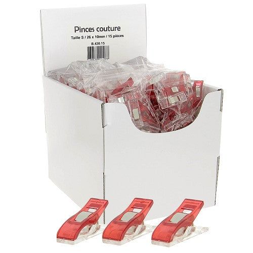 Lot de 15 pinces de maintien