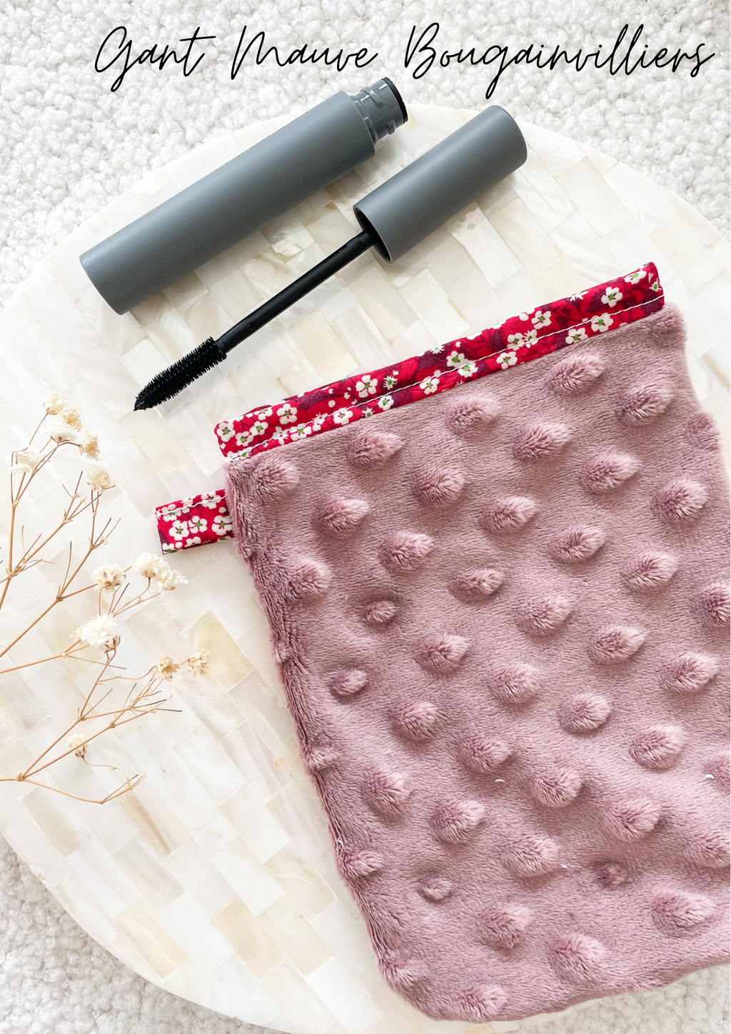 Gant démaquillant (démaquille avec de l’eau uniquement)