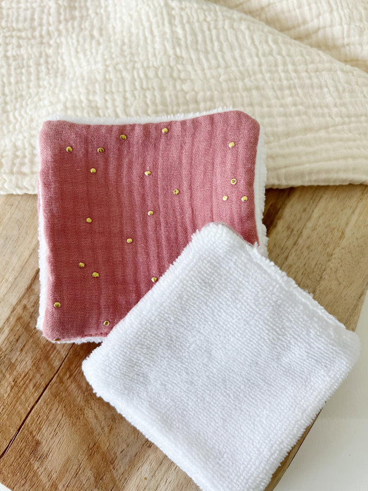 Coton lavable en éponge bambou