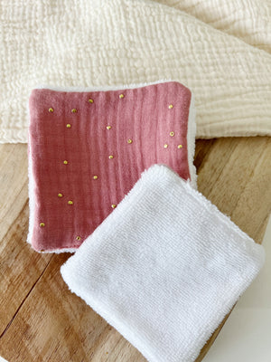 Disques démaquillants lavables avec boite en bambou – PBS - Naturopathie &  Zéro déchet