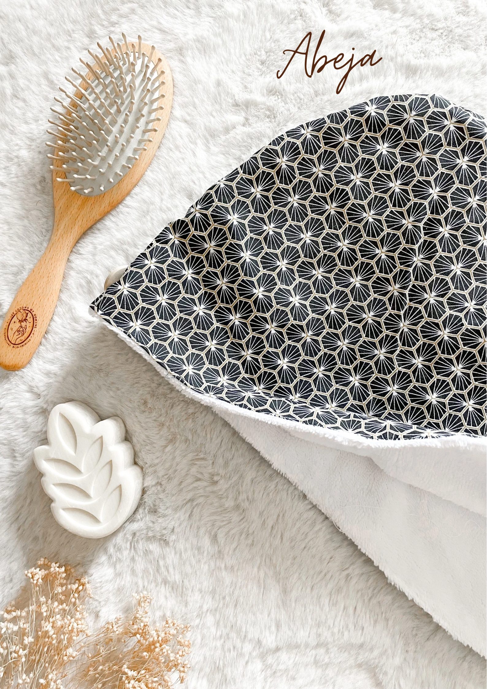 Serviette / turban pour cheveux