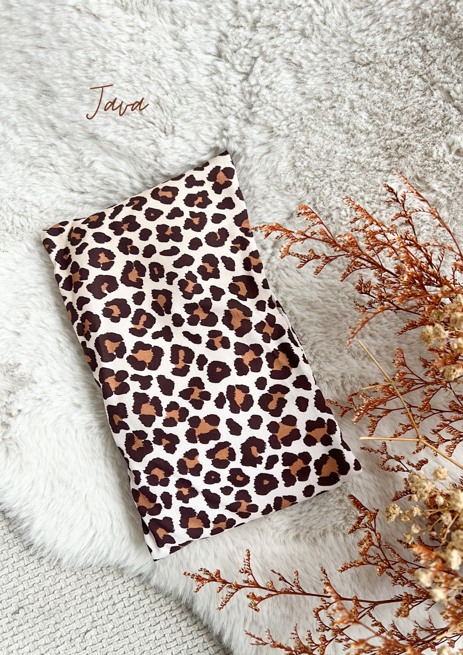 Trockene Wärmflasche mit abnehmbarem Bezug 