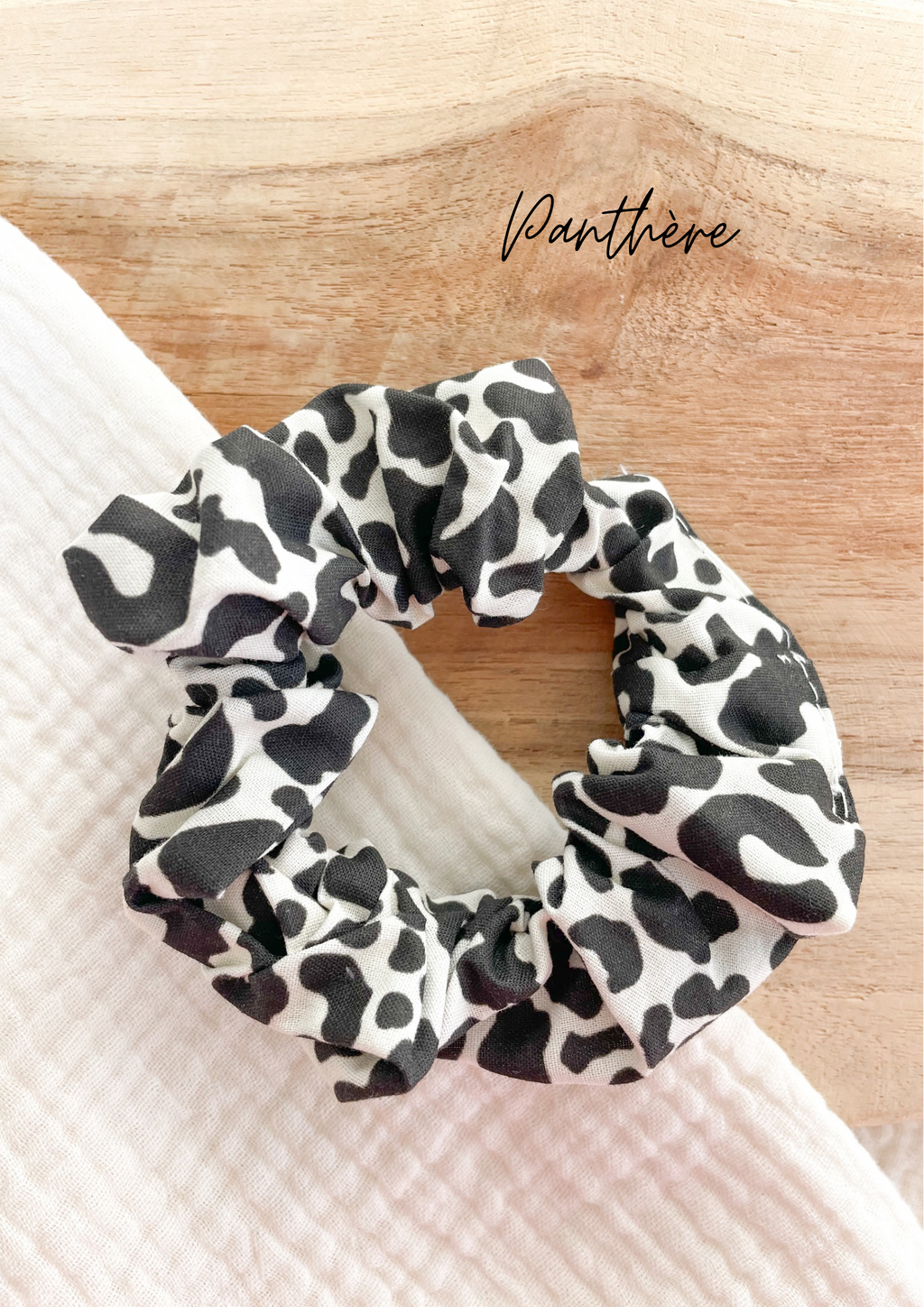 Bedruckter Haargummi aus Baumwolle