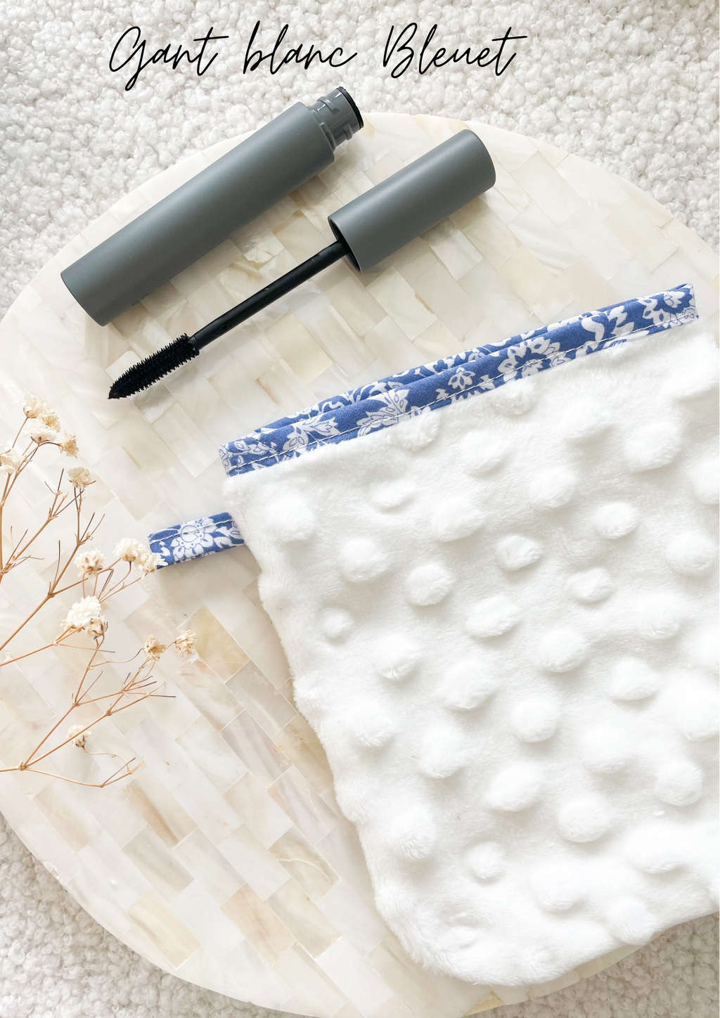 Gant démaquillant (démaquille avec de l’eau uniquement)