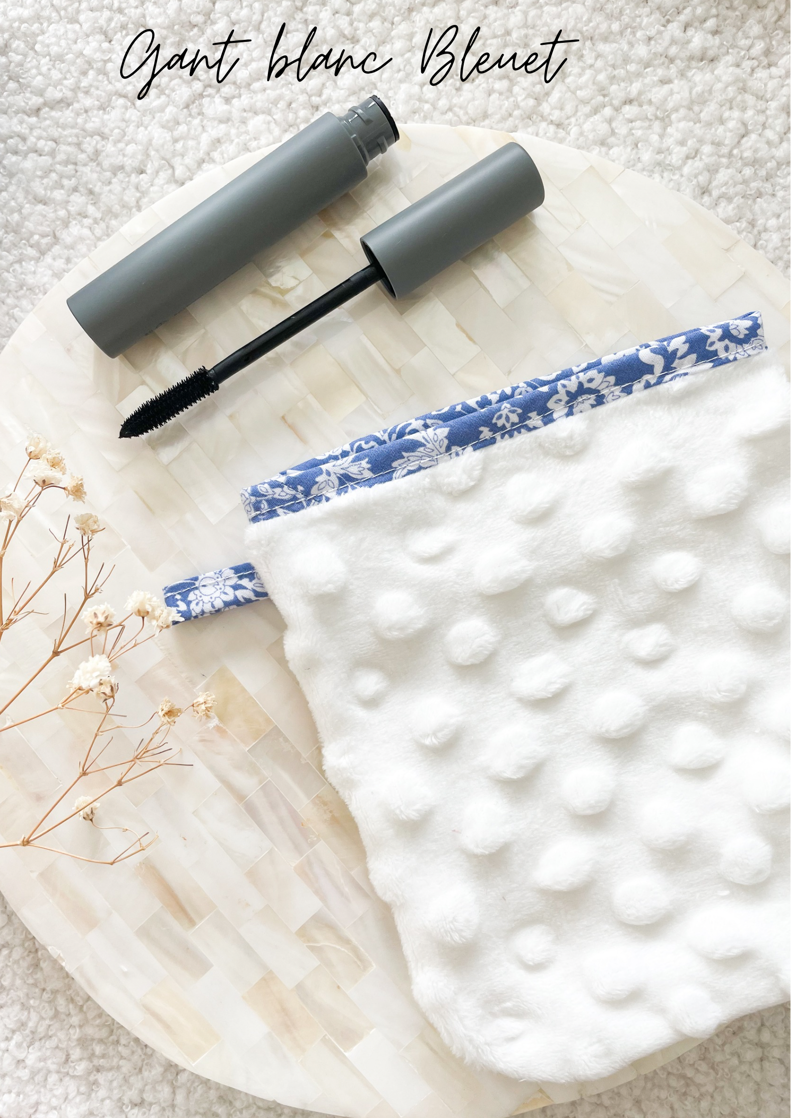 Gant démaquillant (démaquille avec de l’eau uniquement)