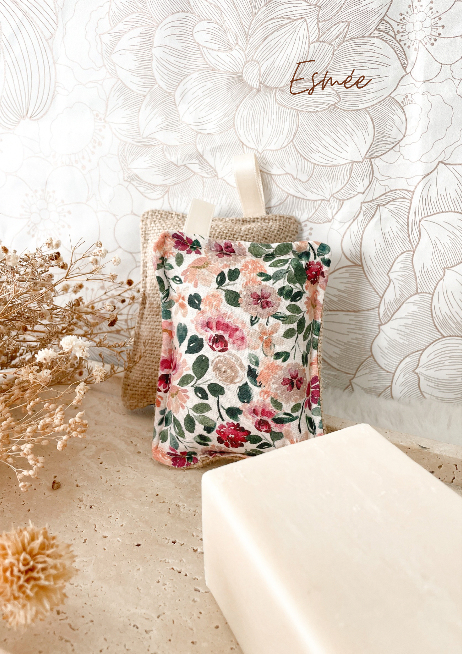 Waschbarer Schwamm aus JUTE CANVAS