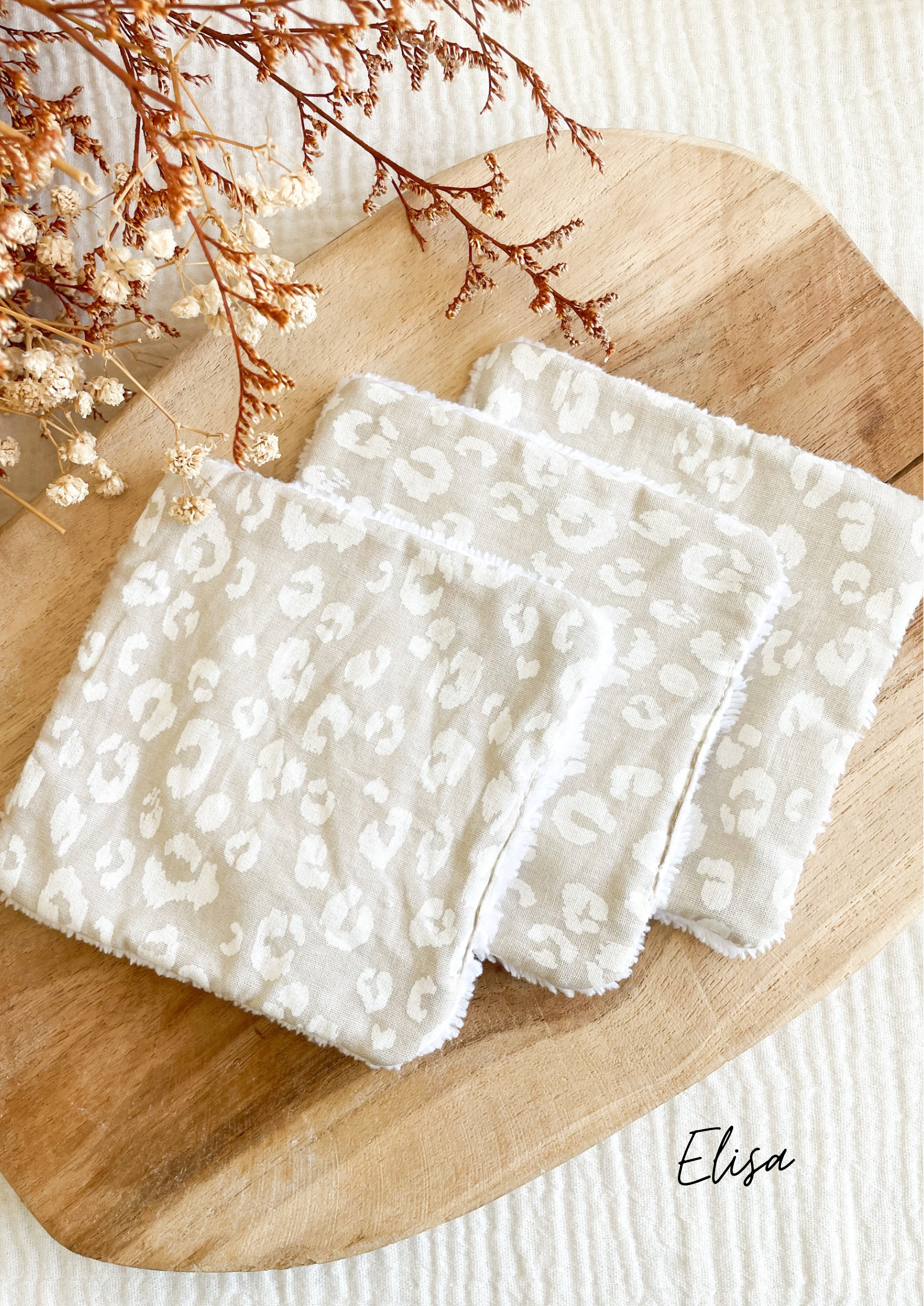 Coton lavable en éponge bambou